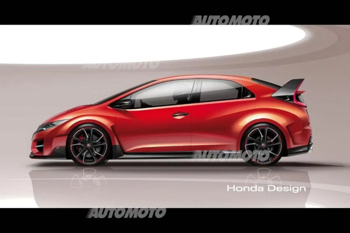 Honda Civic Type-R Concept: eccola senza veli (6)