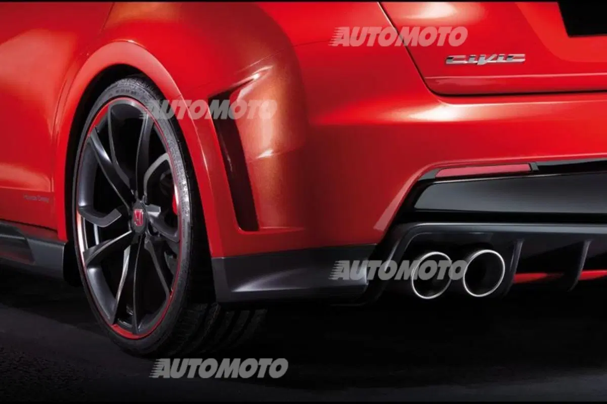 Honda Civic Type-R Concept: eccola senza veli (9)