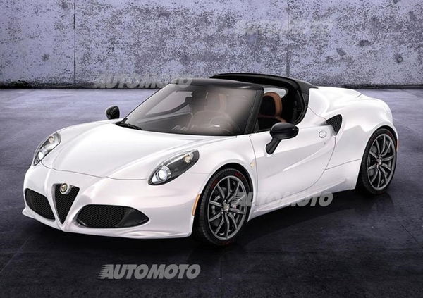 Alfa Romeo 4C Spider: eccola in versione semi-definitiva