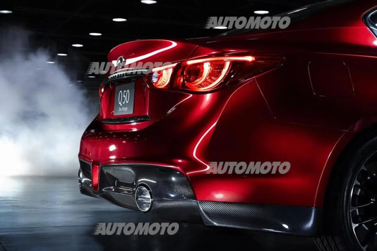 Infiniti Q50 Eau Rouge concept: ecco il nuovo V6 biturbo da 568 CV (8)