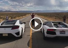 Acura NSX vs Lamborghini Aventador: chi vincerà nello scatto? [Video]