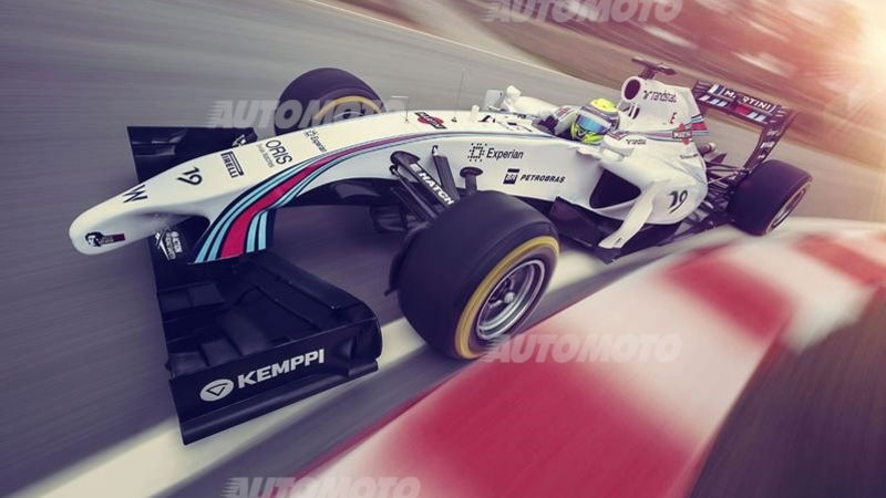 Williams: svelata la colorazione Martini Racing delle monoposto di Bottas e Massa