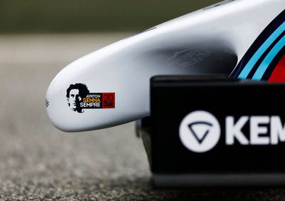 Williams: sulla FW36 un logo per commemorare Ayrton Senna