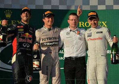 Formula 1 Australia 2014: le dichiarazioni dal podio del GP di Melbourne