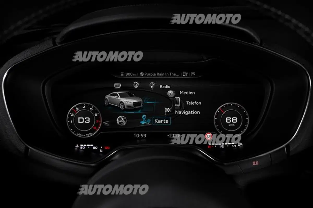 Nitsch, Audi: «Un maxi-display tutto per il guidatore. Ecco il Virtual Cockpit della nuova TT» (9)
