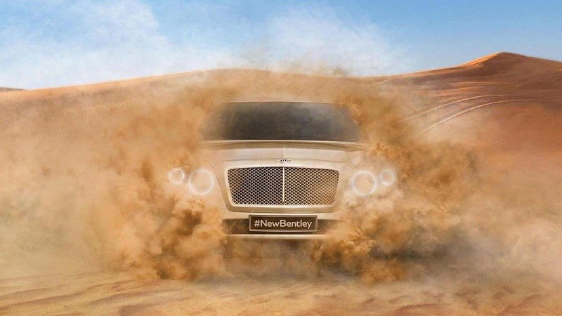 Bentley: rilasciato il primo teaser del SUV di Crewe