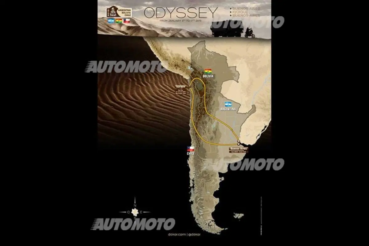 Dakar, presentata l'edizione 2015. È Argentina, Bolivia e Cile! (2)