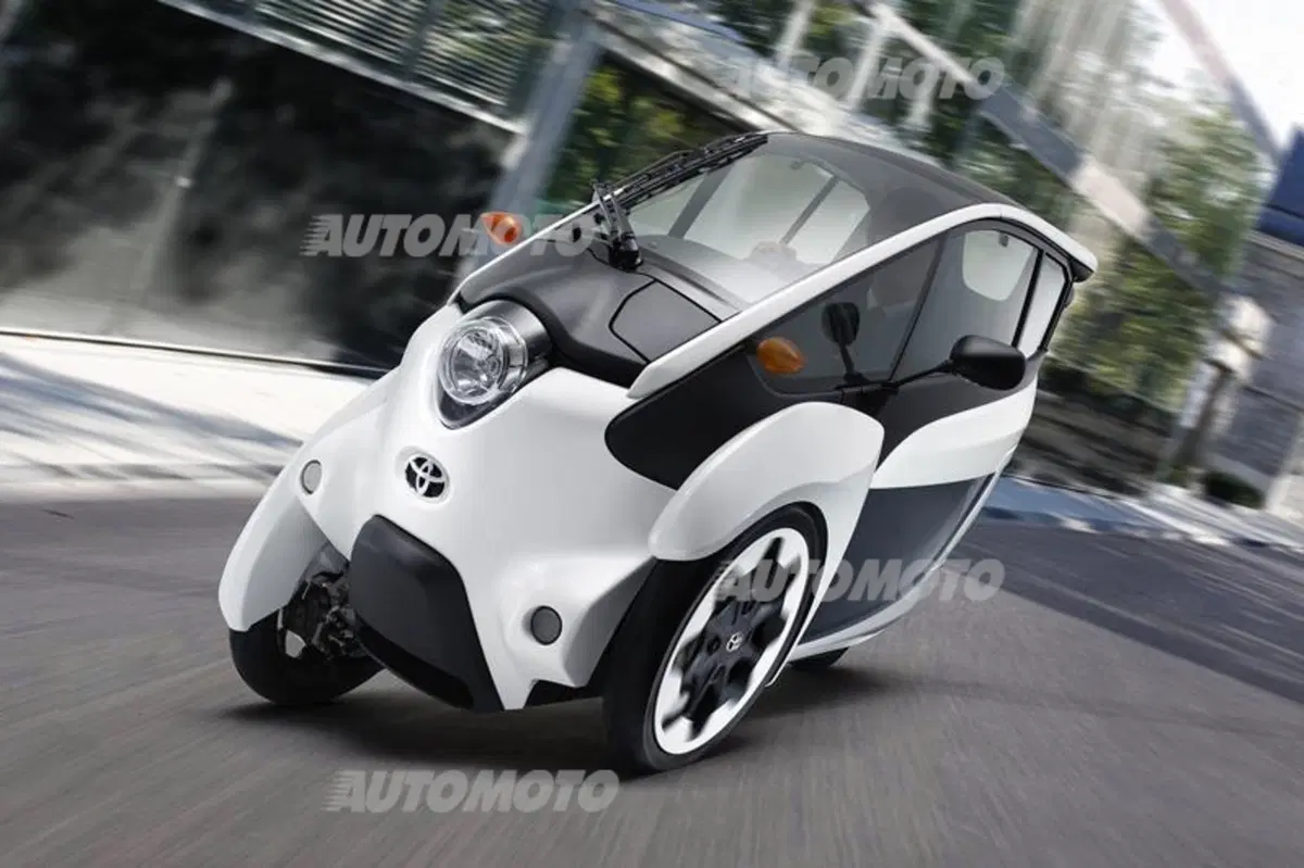 Toyota i-Road: inizia il collaudo del tre ruote elettrico. Guardate come piega!