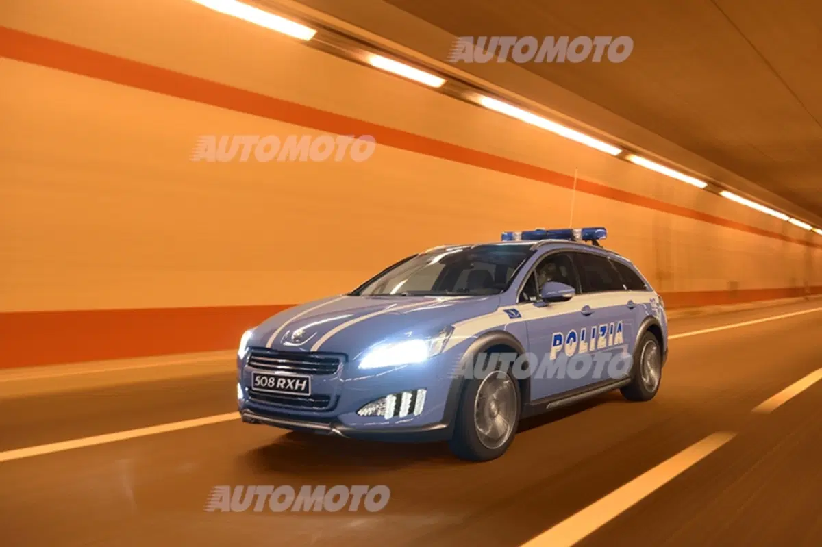 Peugeot: una 508 RXH a disposizione della Polizia Stradale (6)