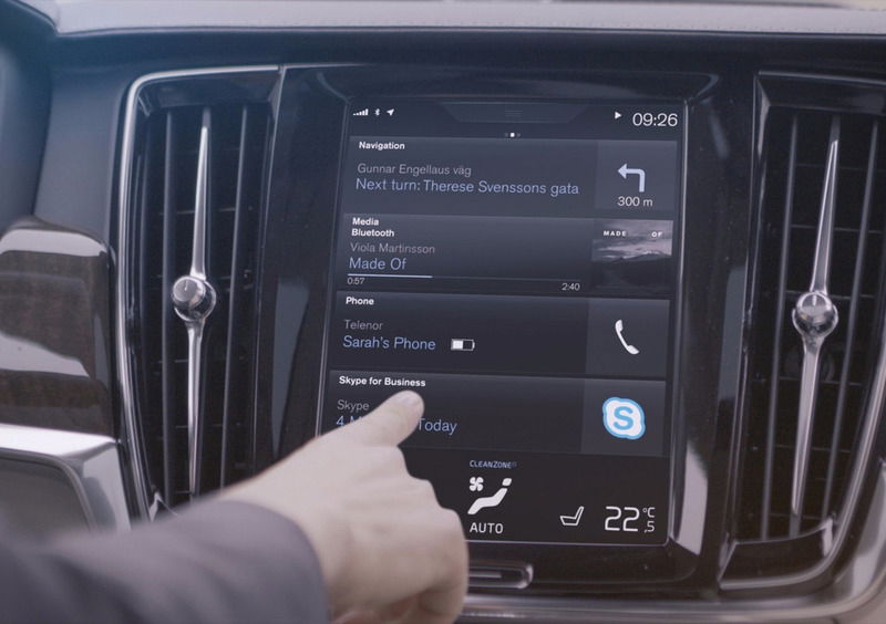 Volvo, Skype for Business arriva sulla Serie 90