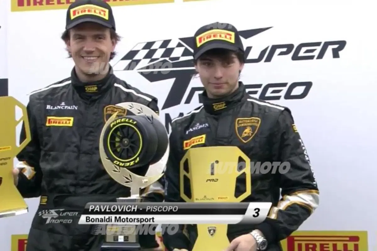 Lamborghini Super Trofeo, Monza. Pavlovic: «Mai smettere di lottare. Carpe diem» (2)