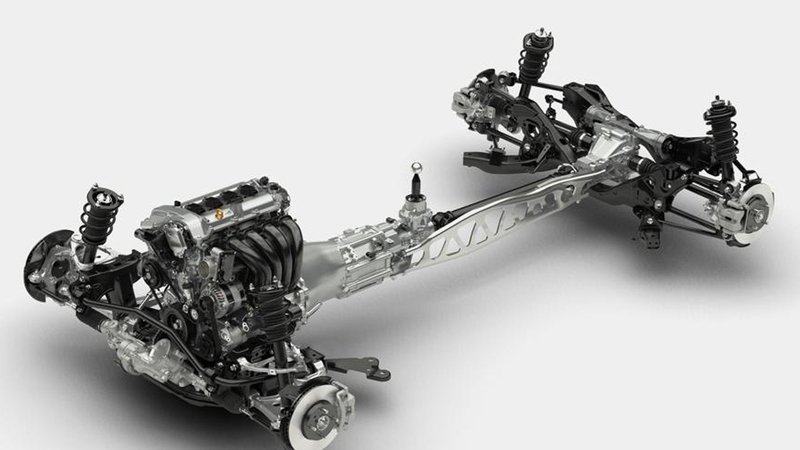Nuova Mazda MX-5: perder&agrave; 100 kg. Svelato il telaio Skyactiv della quarta serie