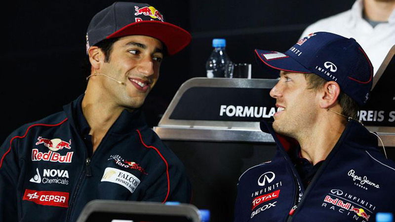 Formula 1 Cina 2014: Vettel soffre il pupo Ricciardo