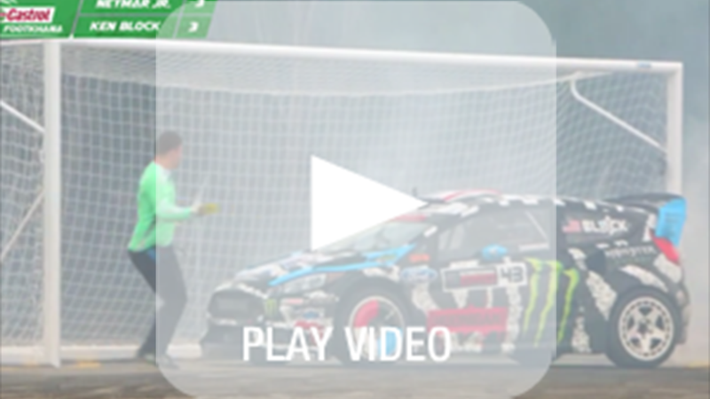 Motori vs Calcio: Ken Block sfida Neymar Jr. Ecco il video