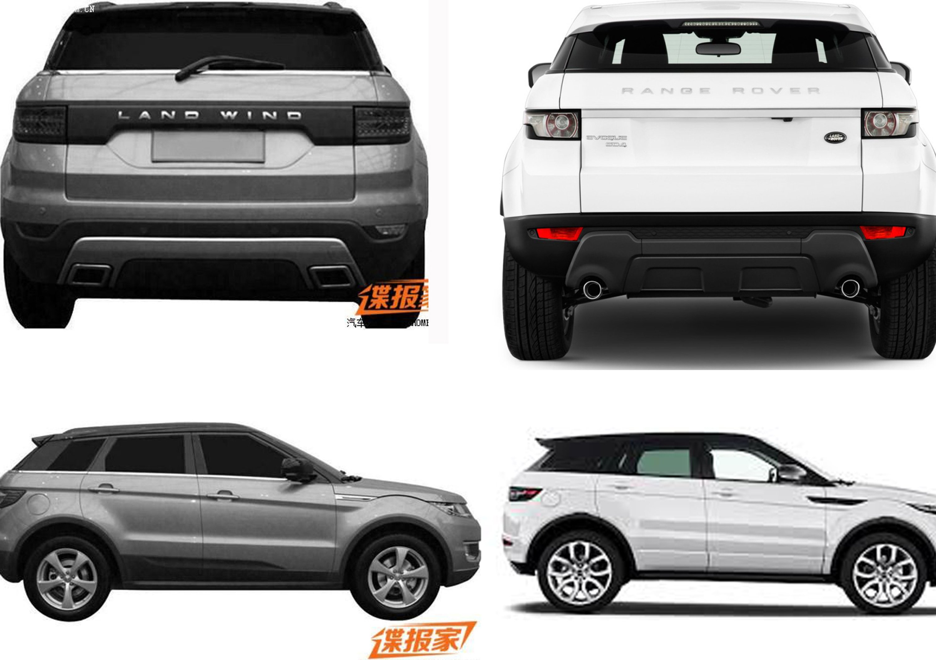 La guerra dei cloni: Landwind E32, la copia cinese della Range Rover Evoque