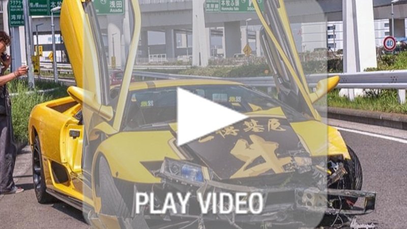 Lamborghini: un raduno in Giappone finisce male per una Diablo