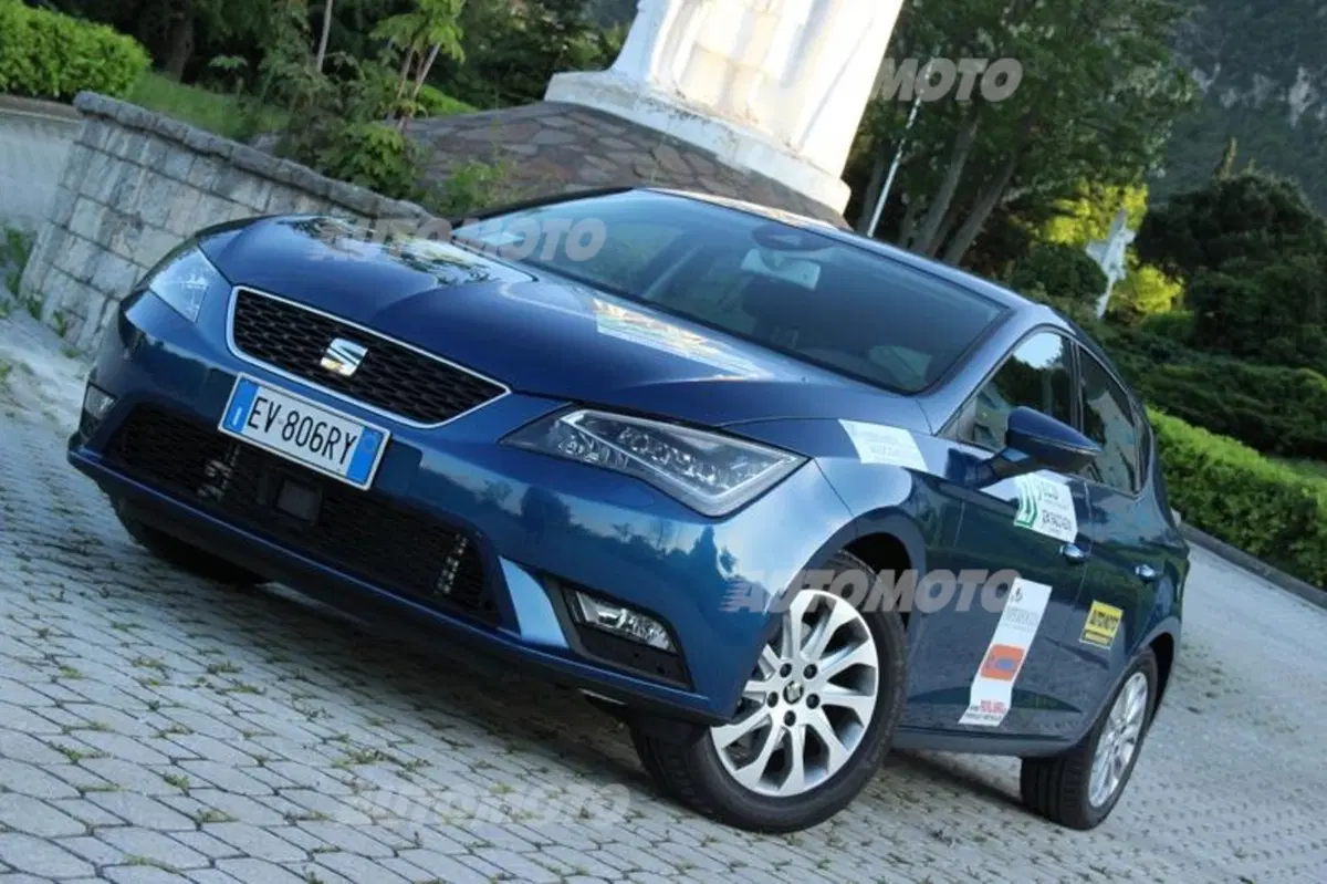 Ecorally 2014, Day 1: la Seat Leon TGI si trasforma in un'auto da corsa (2)