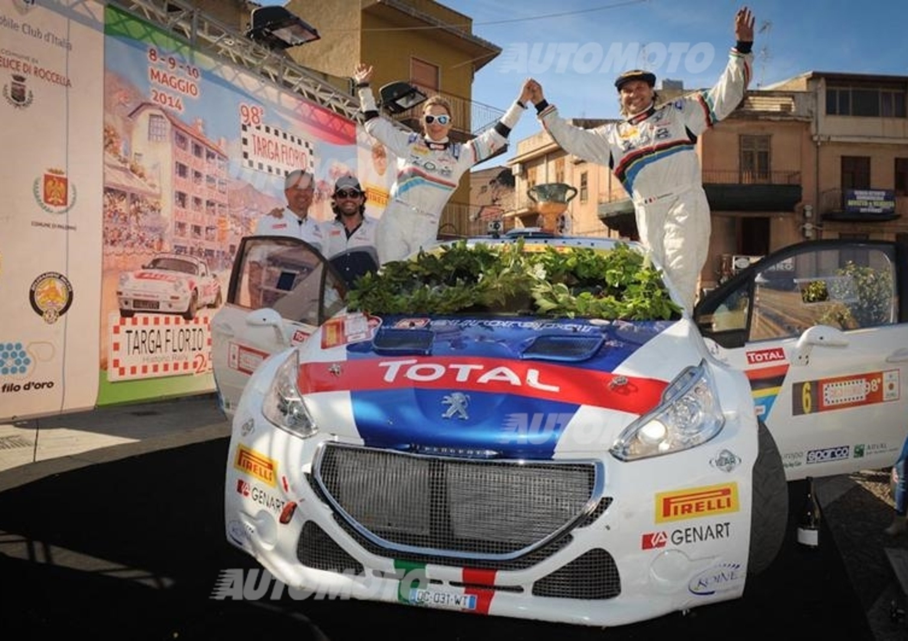 CIR 2014. 98a Targa Florio. Andreucci-Andreussi (Peugeot), l&rsquo;Ottavo Cielo