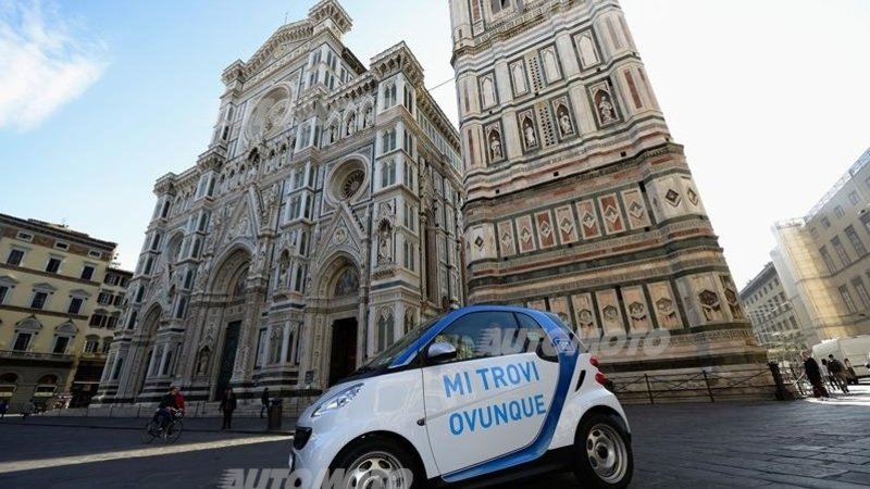 car2go: il car-sharing di smart sbarca a Firenze