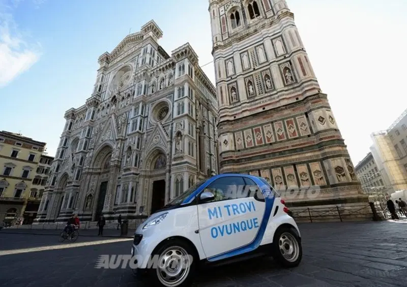car2go: il car-sharing di smart sbarca a Firenze