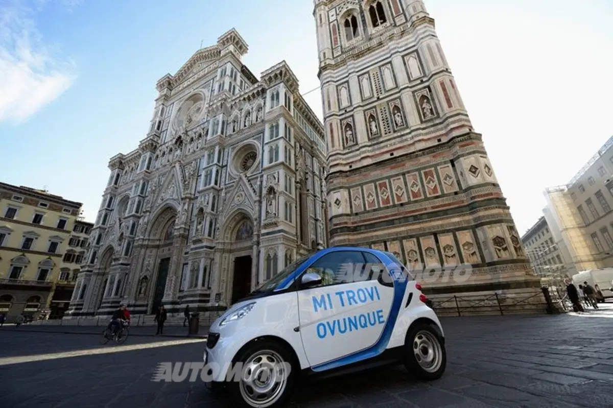 car2go: il car-sharing di smart sbarca a Firenze