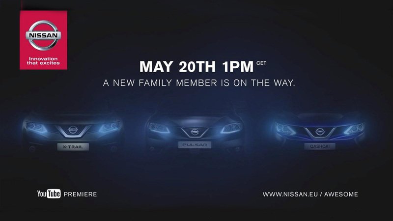 Nissan Pulsar: primo teaser della segmento C nipponica