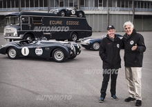 Jaguar alla Mille Miglia 2014 con Jay Leno e Bruno Senna