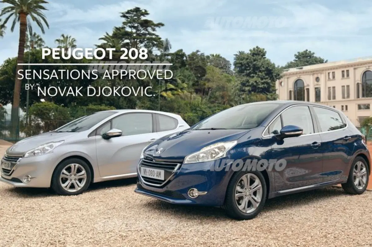 Peugeot: la 208 insieme a Djokovic per una pubblicità (6)