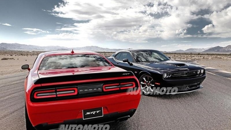 Dodge Challenger SRT e Challenger SRT Hellcat: fate largo ai V8