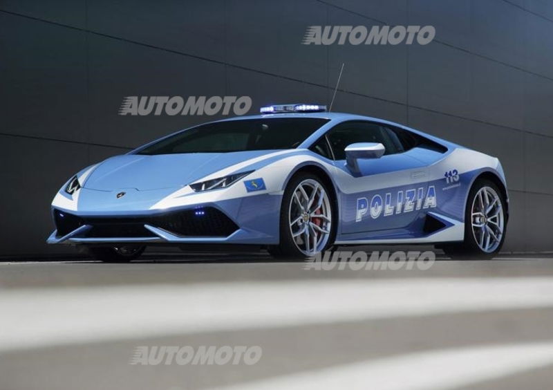 Una Lamborghini Hurac&agrave;n LP 610-4 per la Polizia Stradale