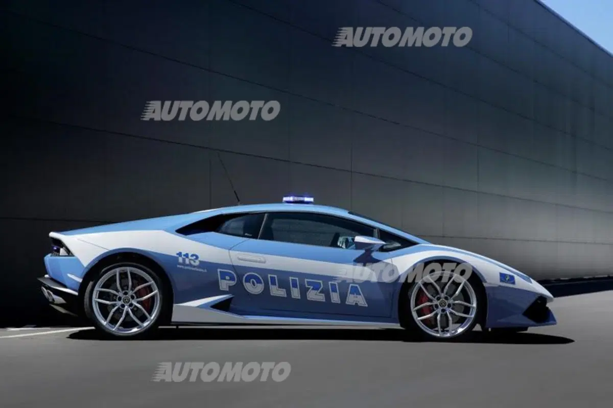 Una Lamborghini Huracàn LP 610-4 per la Polizia Stradale (3)