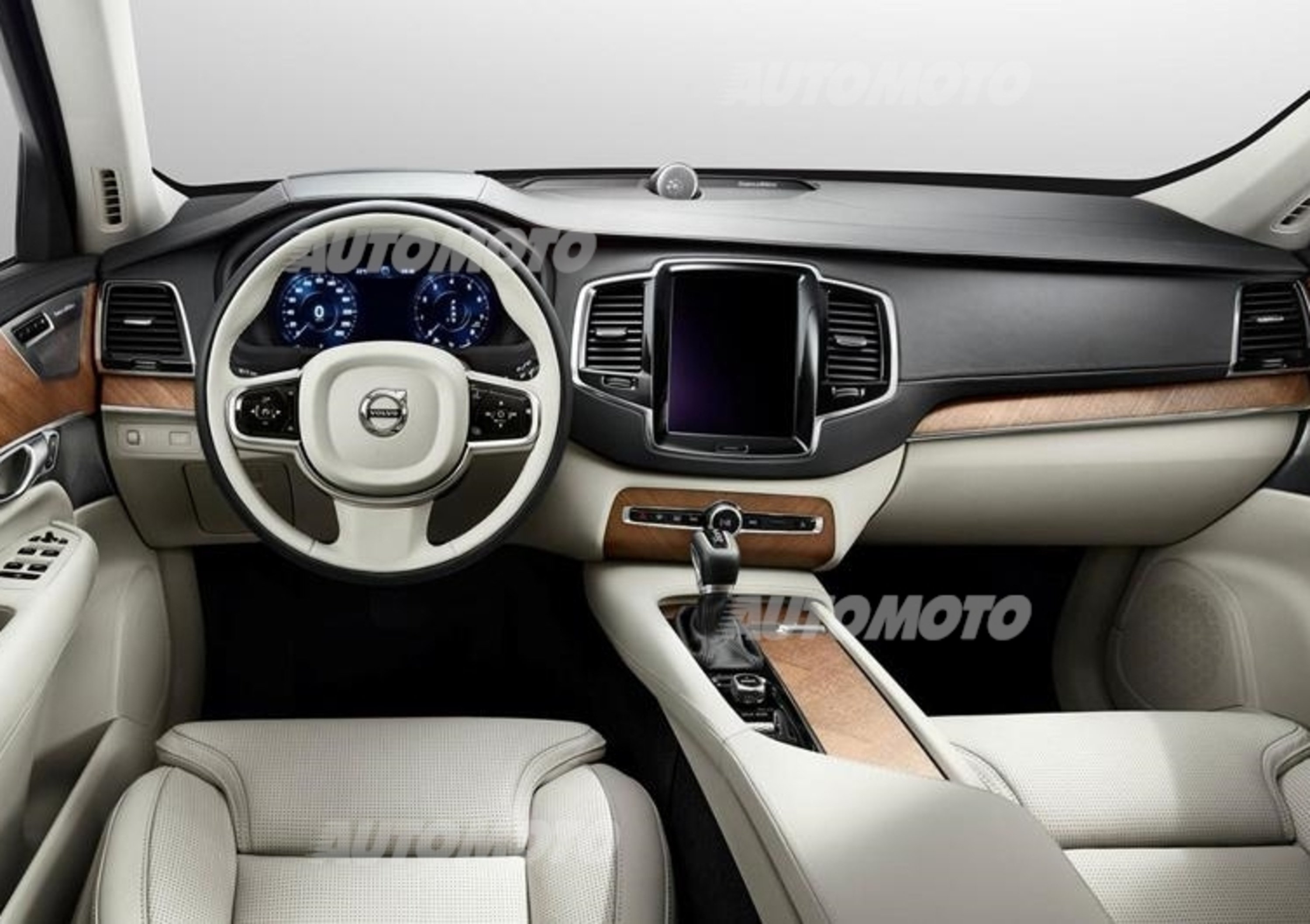 Nuova Volvo XC90: le prime immagini degli interni