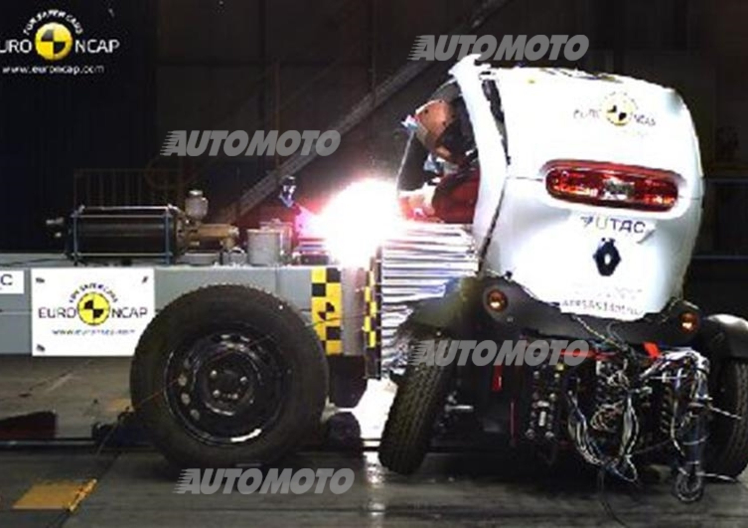 Microcar bocciate nei crash test Euro NCAP