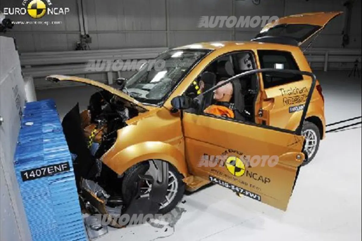 Microcar bocciate nei crash test Euro NCAP (4)