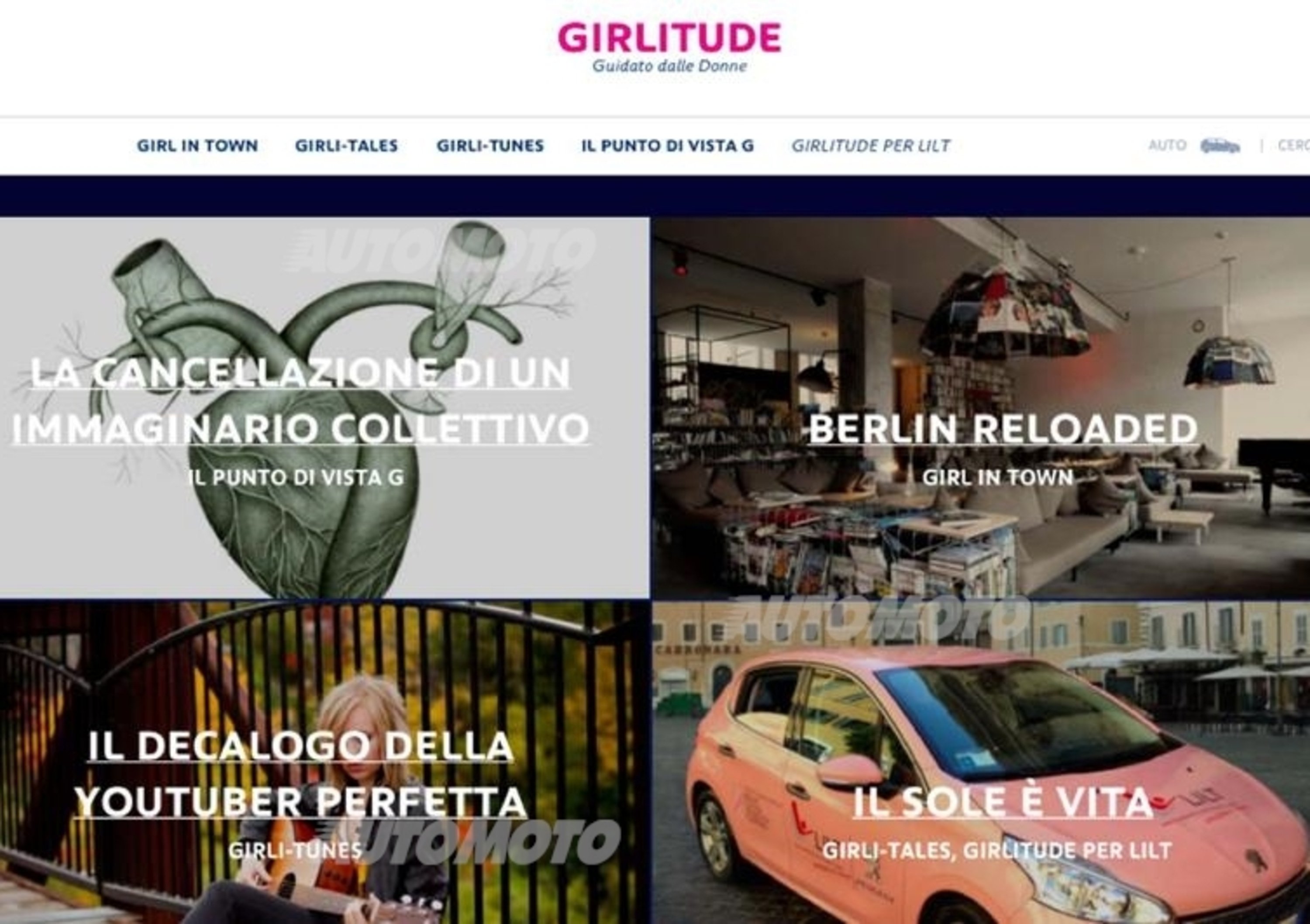 Peugeot presenta Girlitude.it, il &quot;blogazine&quot; tutto al femminile