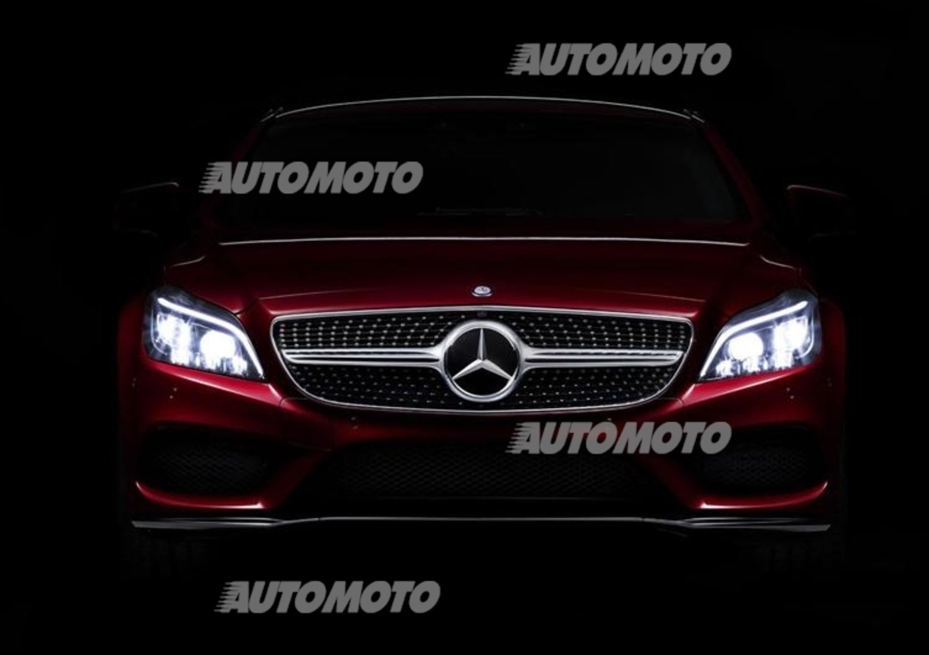 Mercedes-Benz CLS restyling: primi teaser ufficiali
