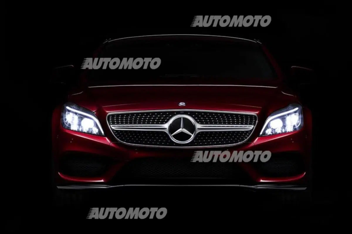 Mercedes-Benz CLS restyling: primi teaser ufficiali