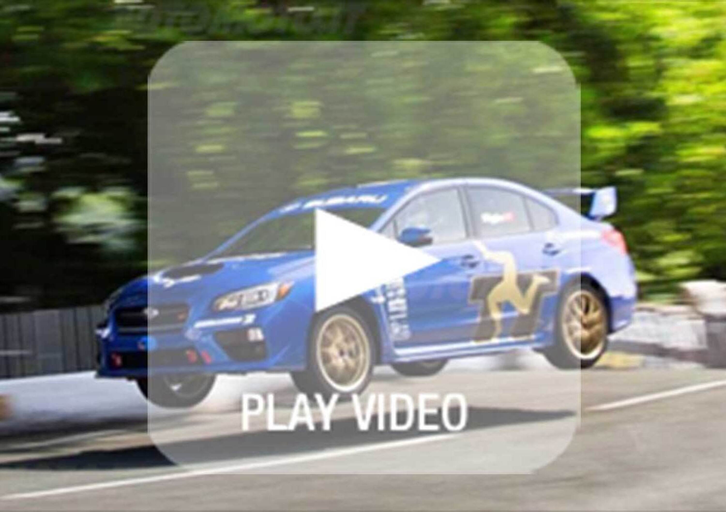Subaru WRX STi: l&#039;impressionante video del record sul tracciato del TT