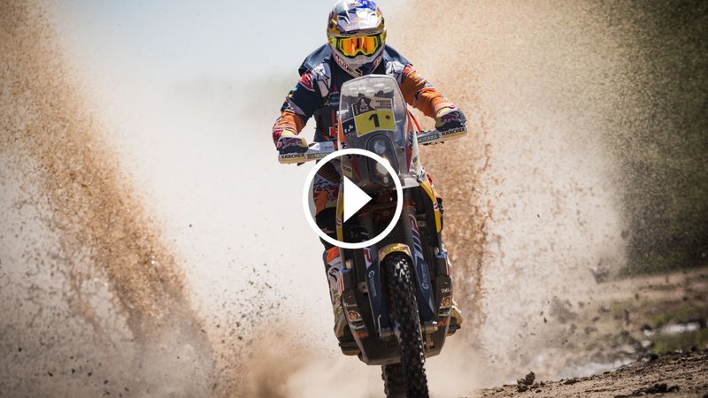 Dakar 2017: KTM, gli &quot;eroi&quot; della seconda tappa [Video]
