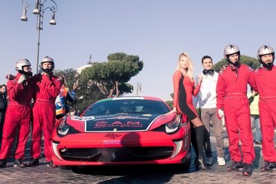  Pit-stop Ferrari per Amatrice: il video da Roma