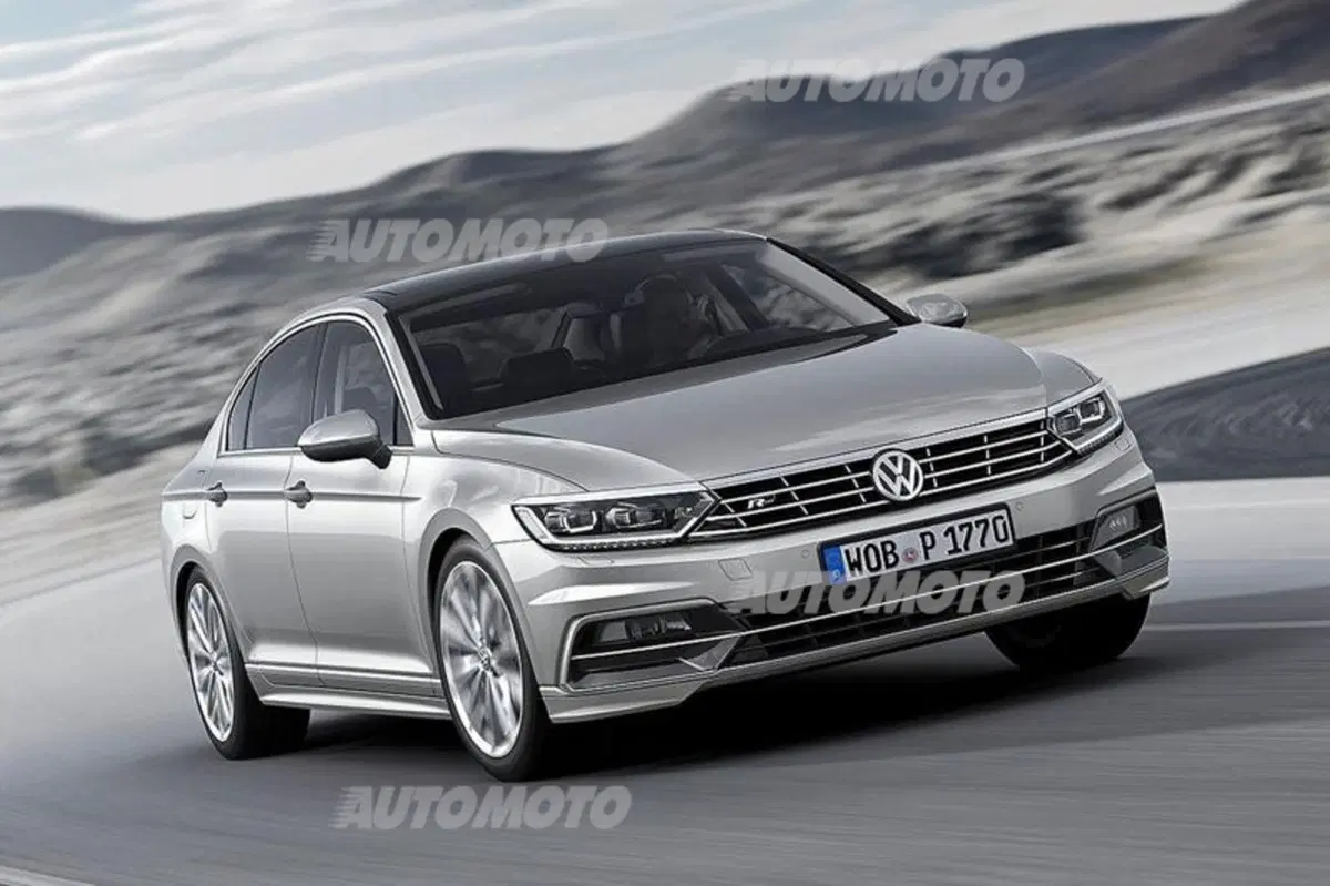 Nuova Volkswagen Passat: una rivoluzione. Tanti spigoli e tecnologia a pioggia (3)