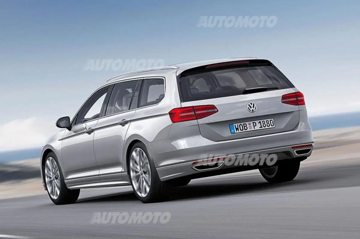 Nuova Volkswagen Passat: una rivoluzione. Tanti spigoli e tecnologia a pioggia (4)