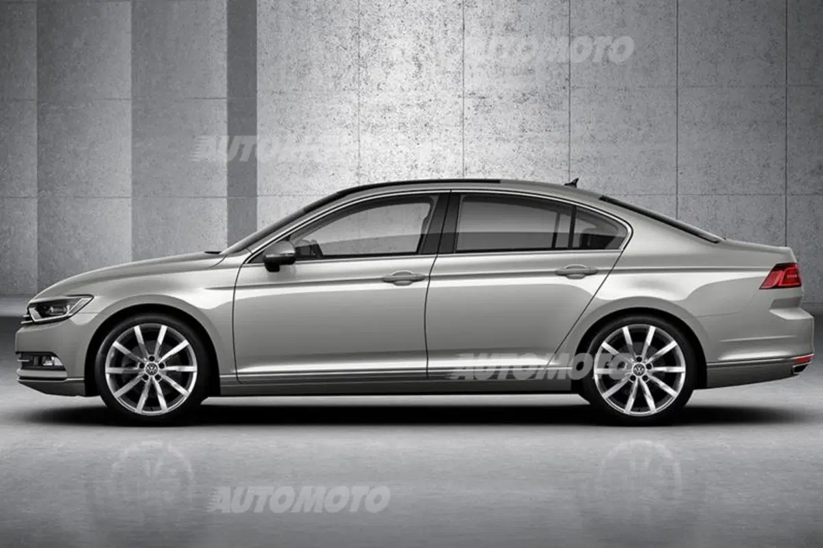 Nuova Volkswagen Passat: una rivoluzione. Tanti spigoli e tecnologia a pioggia (7)