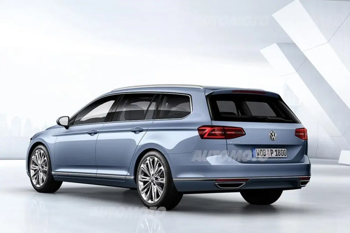 Nuova Volkswagen Passat: una rivoluzione. Tanti spigoli e tecnologia a pioggia (11)