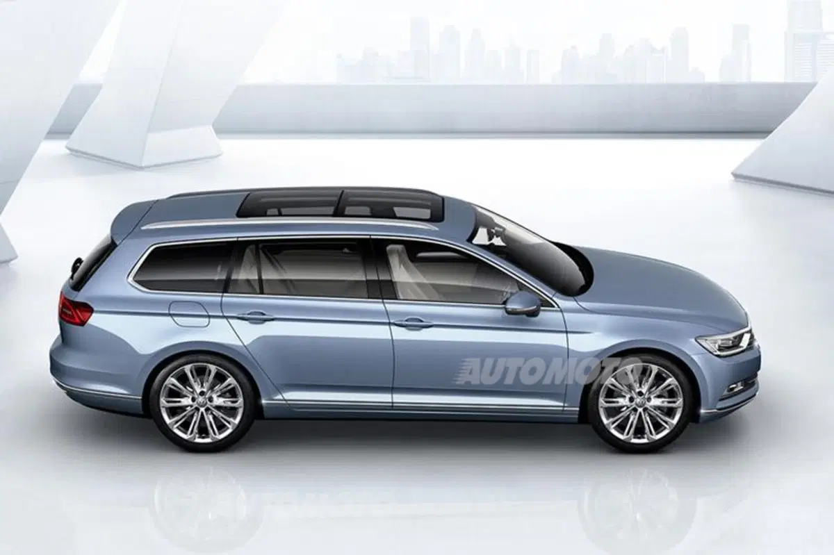 Nuova Volkswagen Passat: una rivoluzione. Tanti spigoli e tecnologia a pioggia (13)