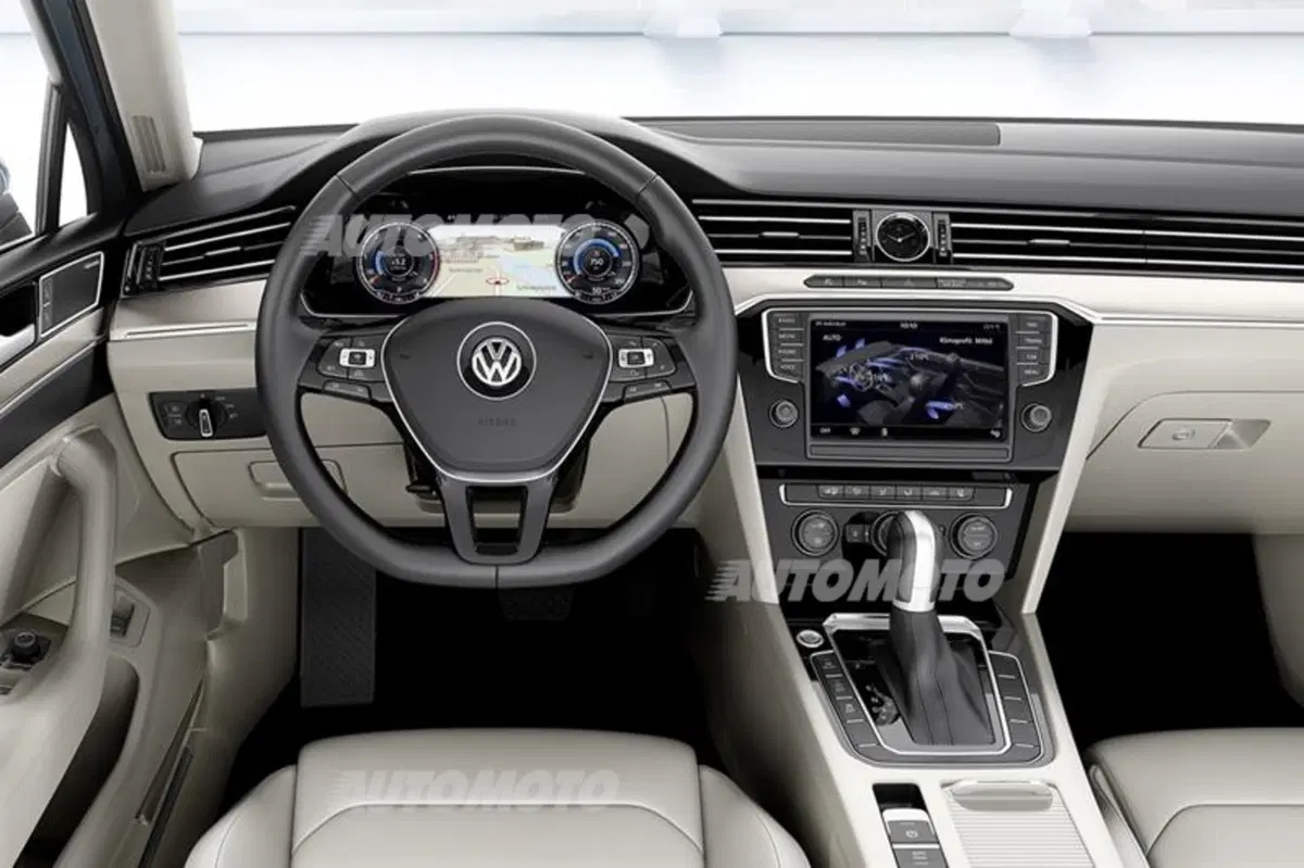 Nuova Volkswagen Passat: una rivoluzione. Tanti spigoli e tecnologia a pioggia (15)