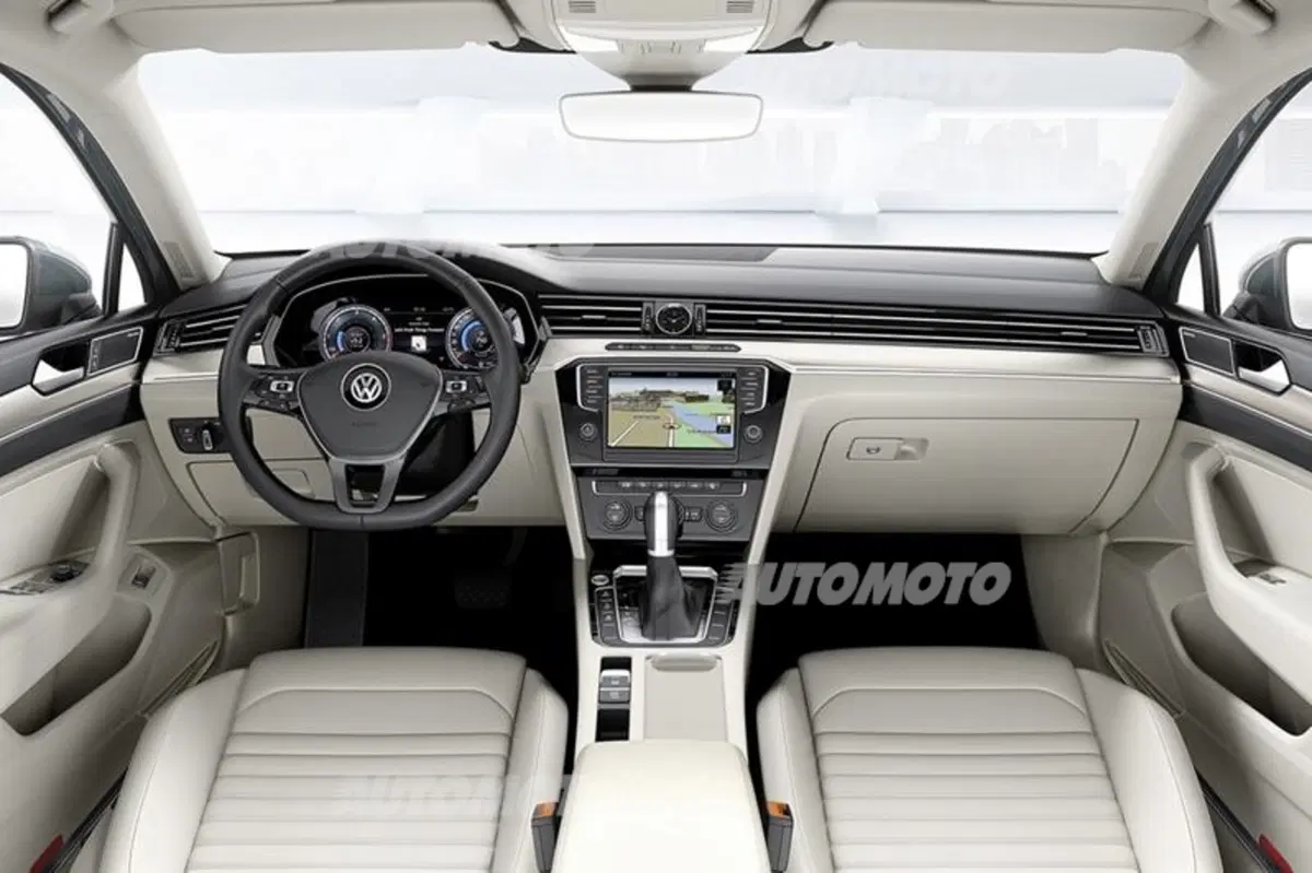 Nuova Volkswagen Passat: una rivoluzione. Tanti spigoli e tecnologia a pioggia (17)