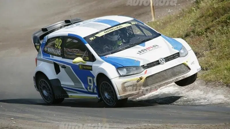 World RX. Thomas Eikkinen (VW Polo RX) &egrave; il vincitore del Rally Cross del Belgio