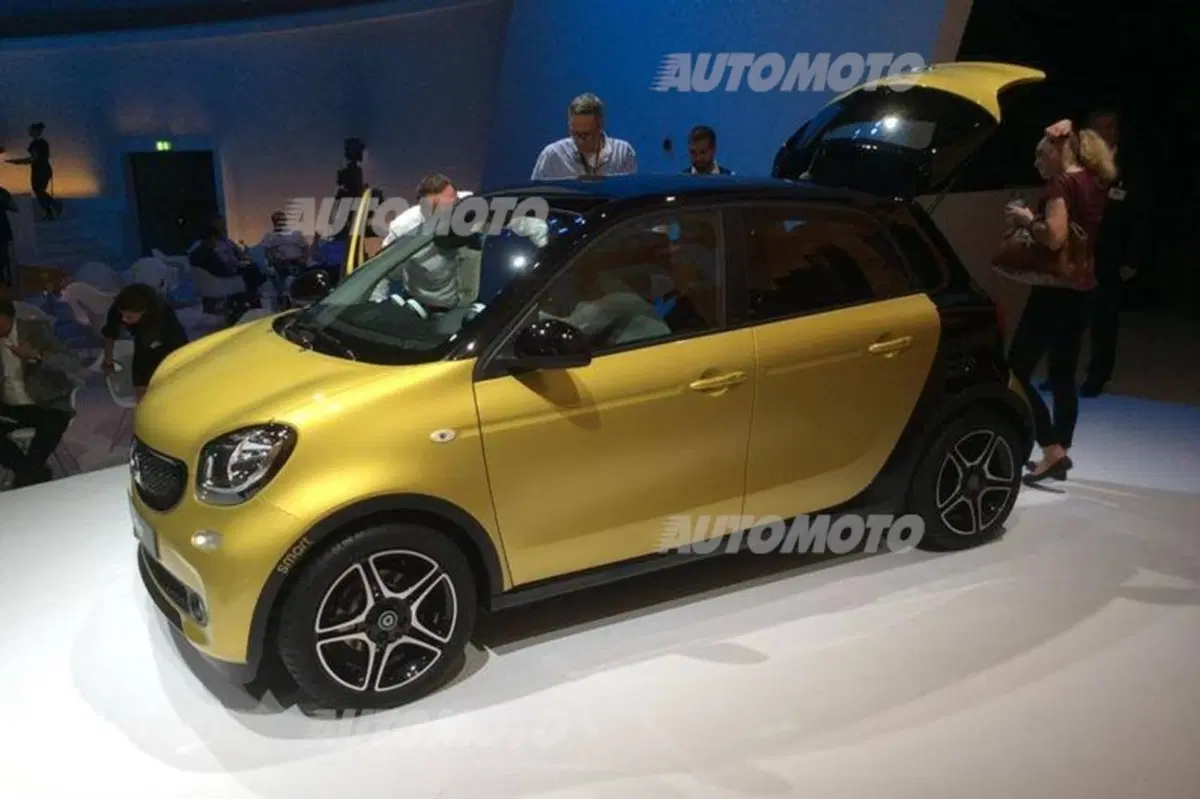 Nuove smart fortwo e forfour: tutti i dettagli da Berlino