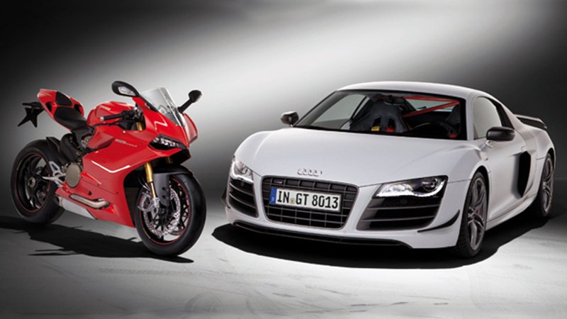 Audi e Lamborghini al World Ducati Week 2014